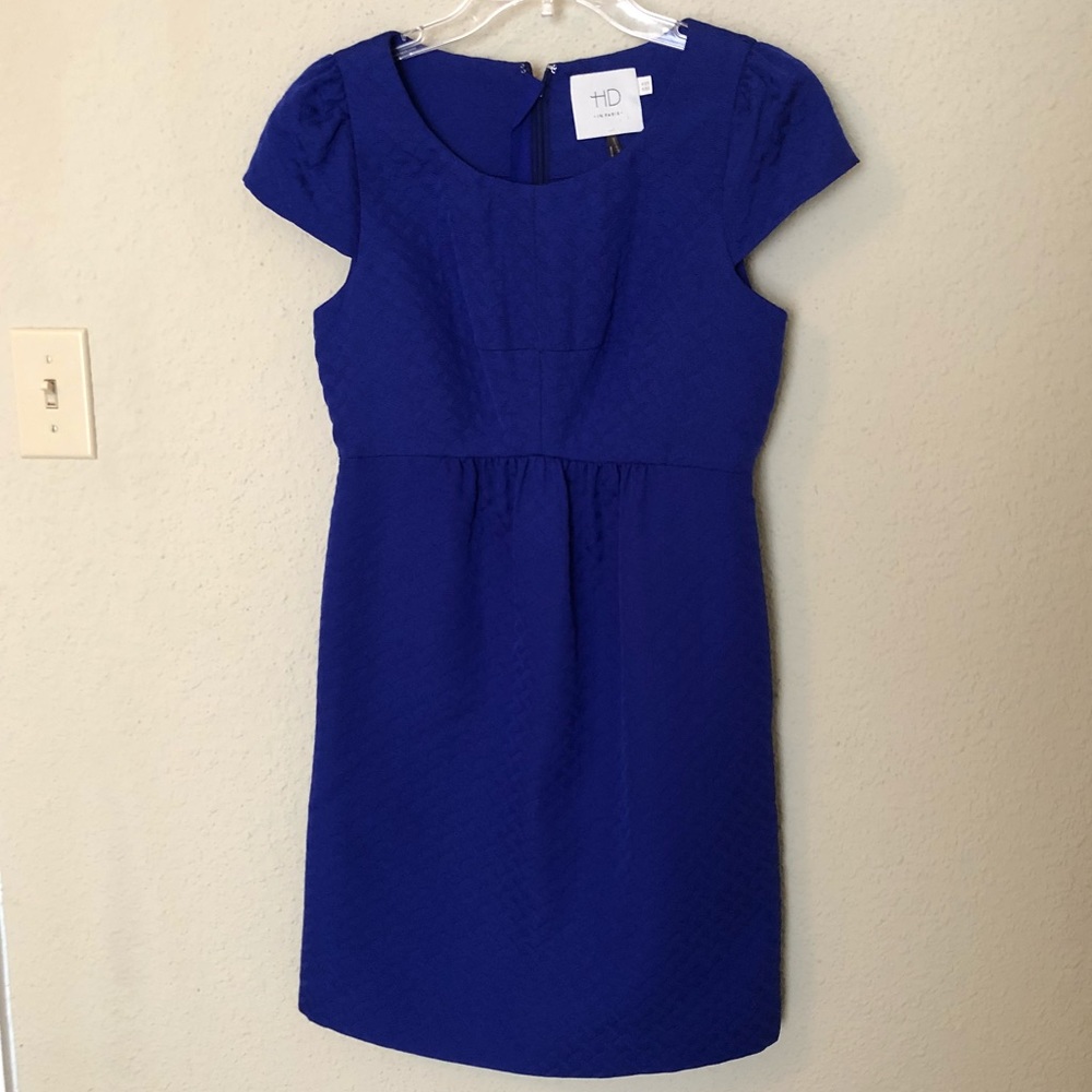 NWOT Anthropologie HD in Paris Blue Dress - Picture 2 of 8